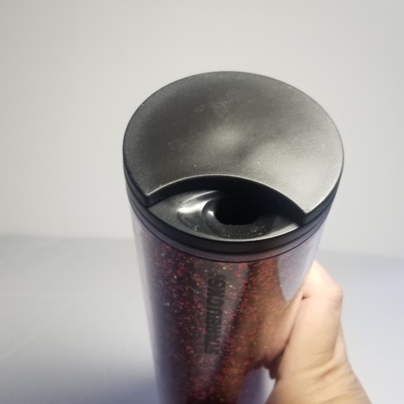 STARBUCKS GLITTER INSULATED TRAVEL TUMBLER COFFEE - Picture 6 of 8